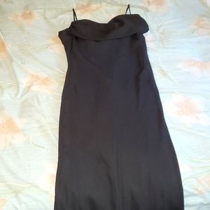 Simple Black Long Dress